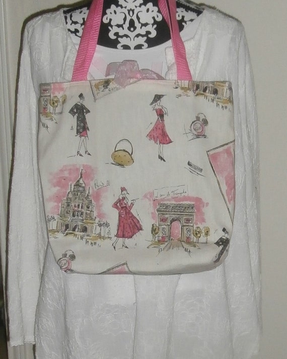 items similar to handmade tote fabric bag shabby chic items similar to handmade tote fabric bag shabby chic
