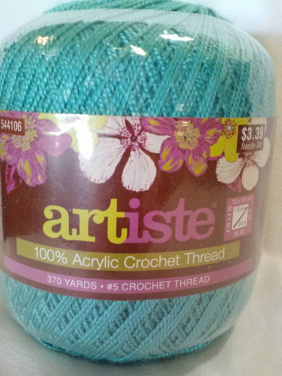 Items similar to Acrylic Crochet Thread artiste 5 Capri