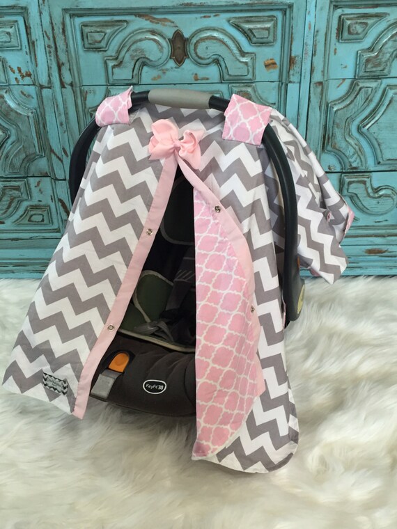 Car seat canopy Baby Girl / Car seat cover / car seat canopy