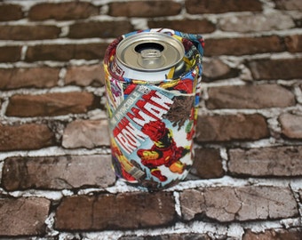 Avenger Can/Bottle Cozy/Home Decor/ Housewarming Gift/ Kitchen Decor/ Hostess Gift/ Wedding Gift/ Gift for her/ Fun gift/ Boyfriend gift