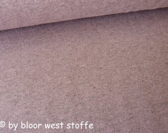 Lillestoff Stretchjersey Lilac-Mélange Uni Organic Cotton