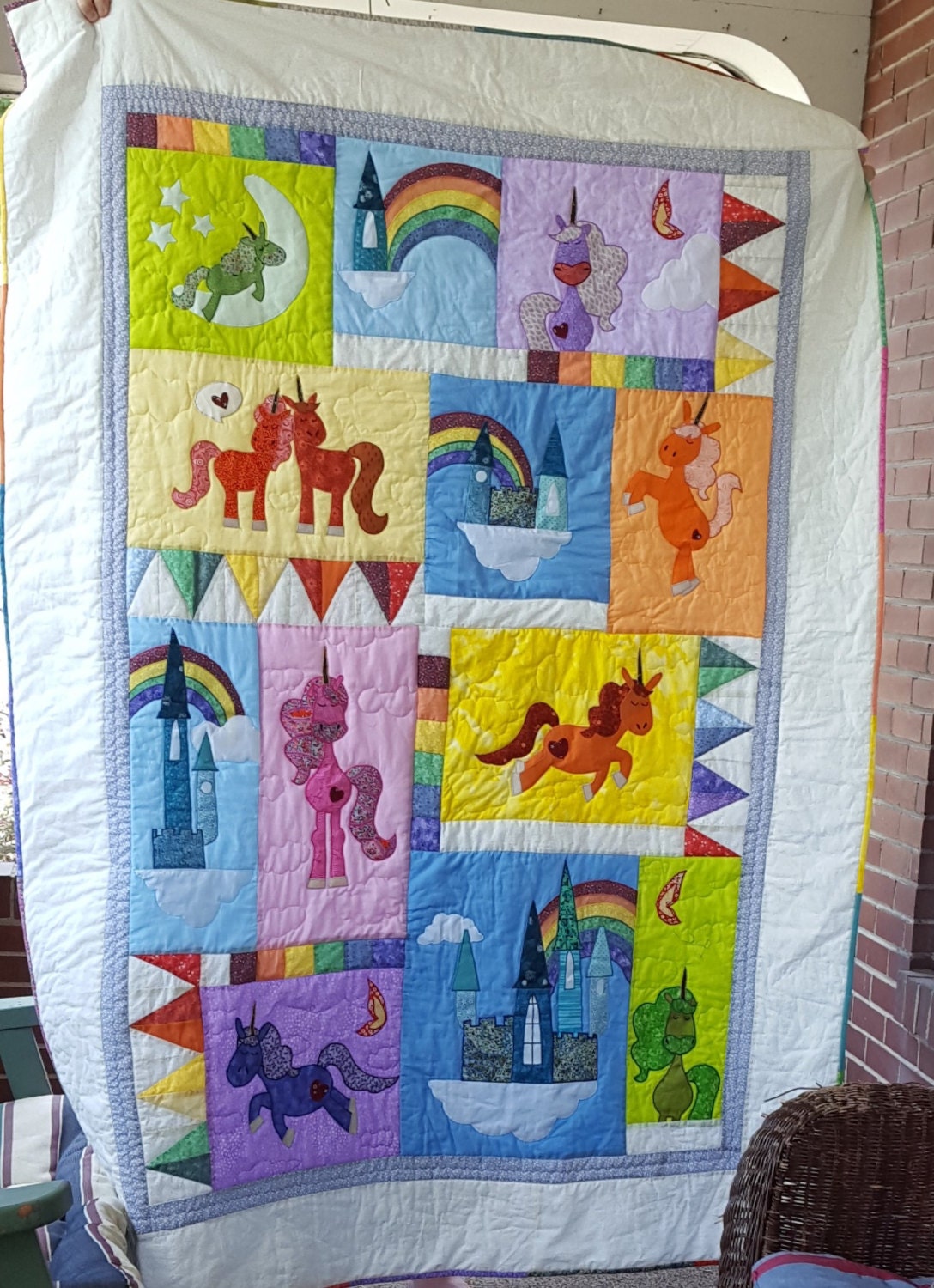 Unicorn Quilt CUSTOM ORDER ONLY
