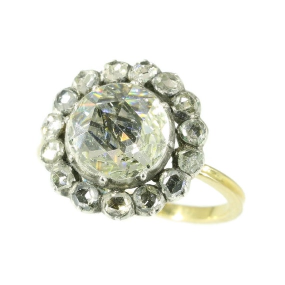 Antique Victorian engagement ring with by adinantiquejewellery