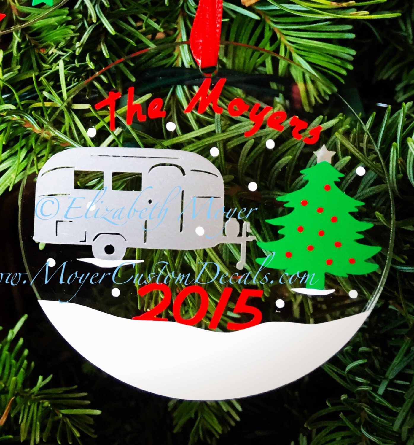 Airstream Christmas Ornament 