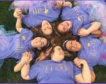Big Little Sorority Shirts - Monogram Big Little Tshirt - Big Little Princess Crown Reveal - Big Little sorority Reveal Shirts