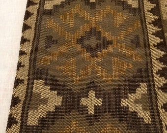 TRL1504E Vintage Upholstery Fabric Table Runner, Table Linen, Table Cover, Upholstery, Indian Design,SW Design, Table Cover, Throw, Up cycl