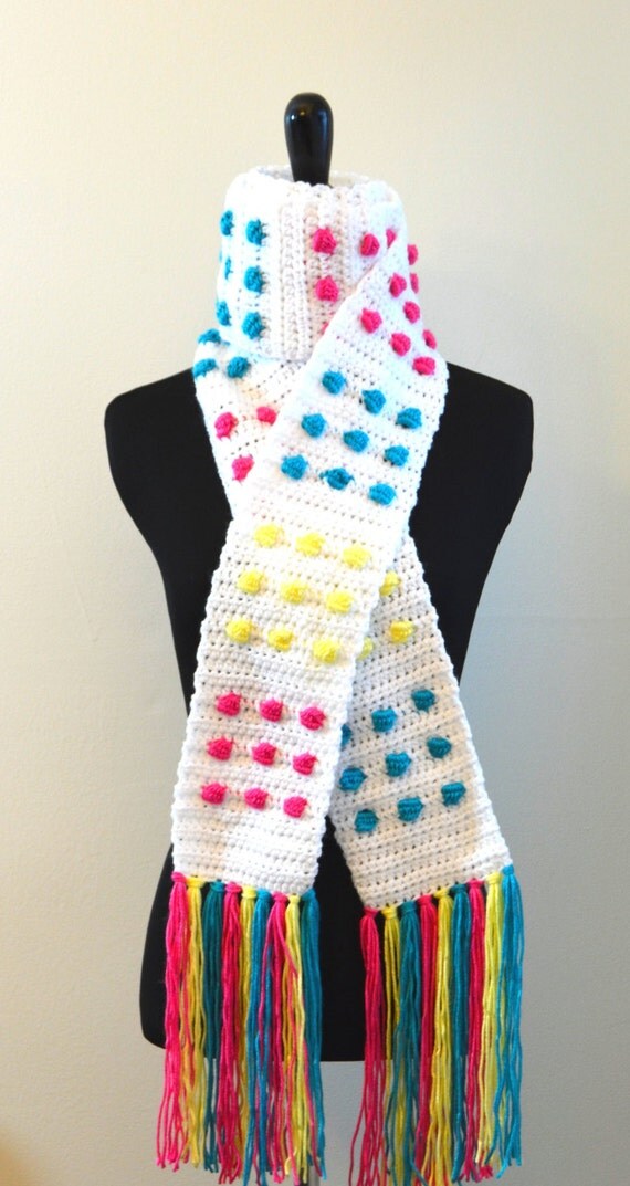 candy button scarf