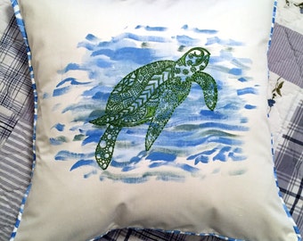 outdoor sea turtle pillows