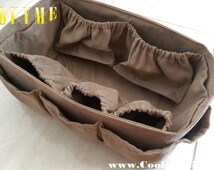 neverfull suede faux bag vuitton louis organizer insert lv