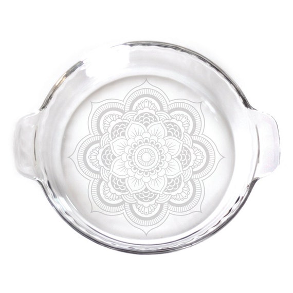 Engraved 9in Pie Plate with handles baking dish for your