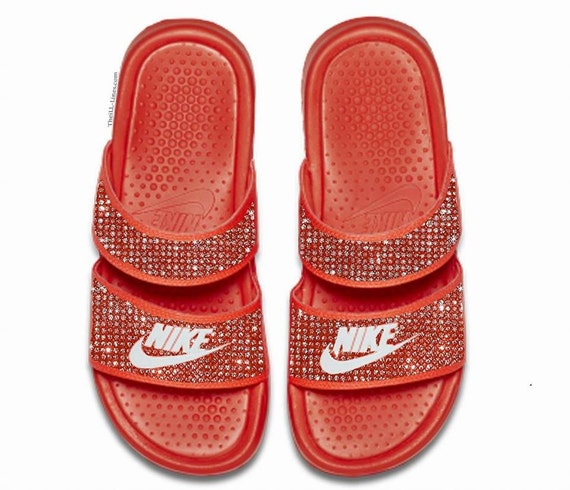 nike benassi jdi orange