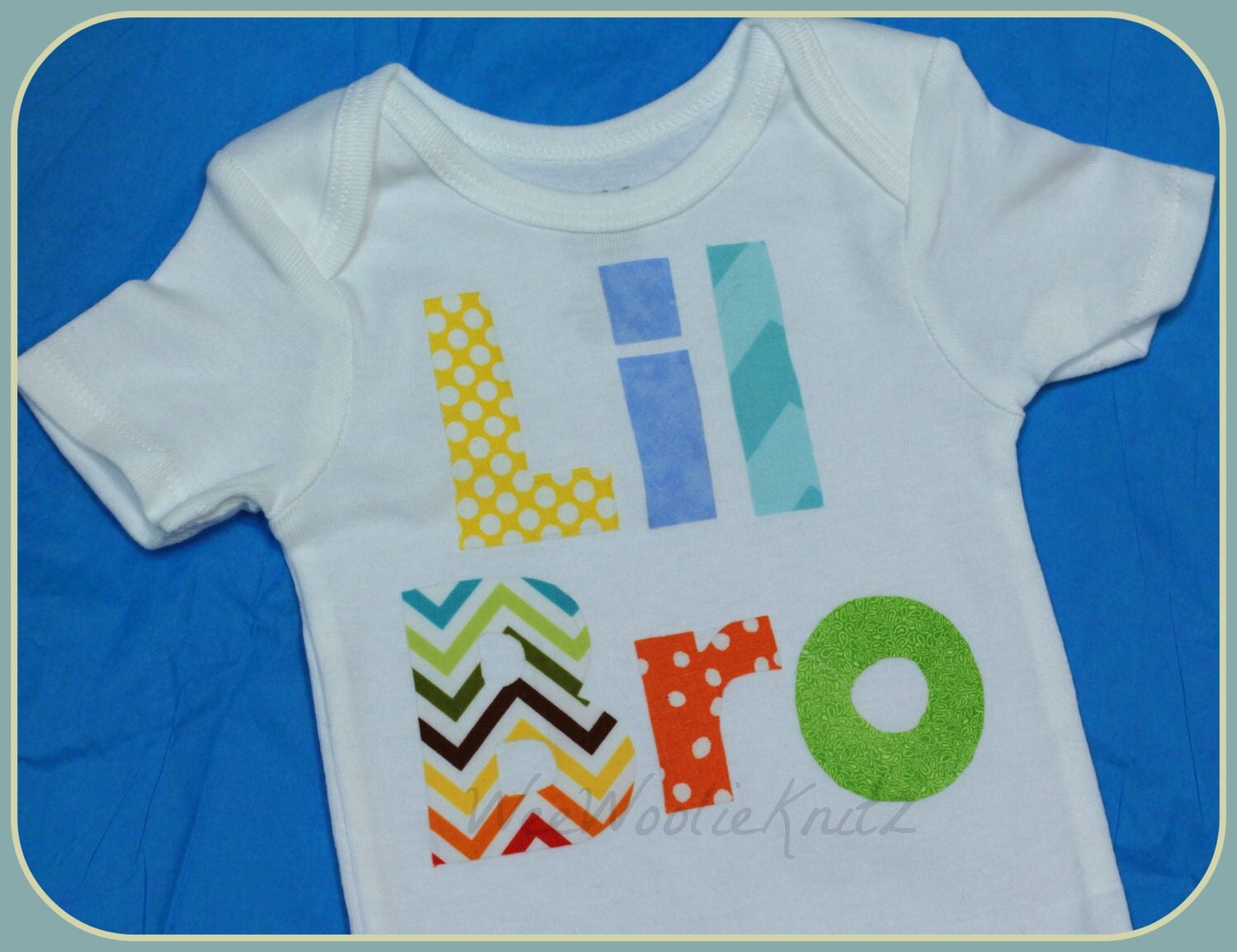 Little Bro Appliqued T Shirt Little Brother Perfect for