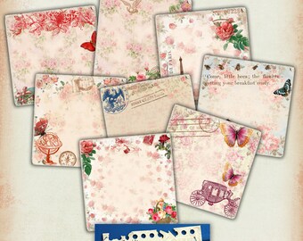 Shabby chic tags | Etsy