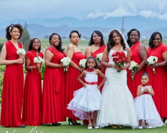 Red summer bridesmaid dresses Red summer bridesmaid dresses