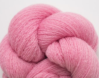 Pink Recycled Lace Weight Cashmere Yarn, CSH00150