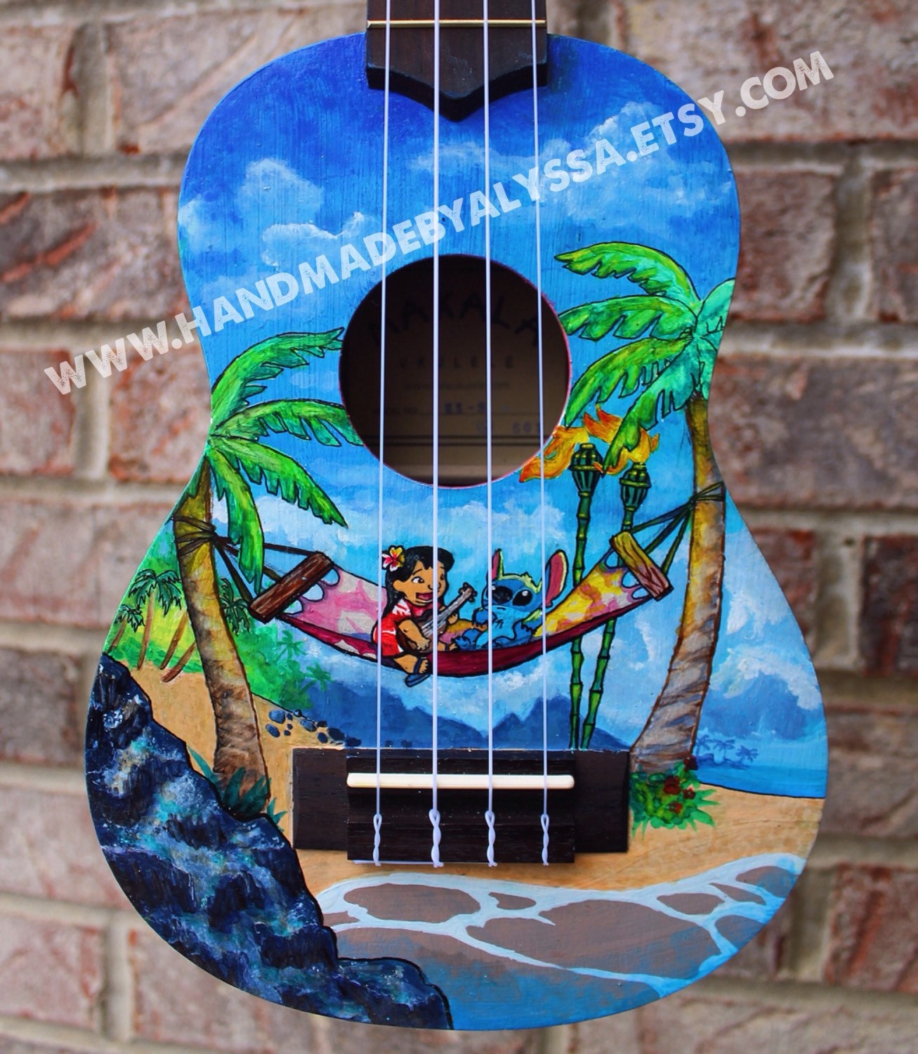 Custom Painted Ukulele