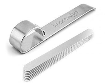Bracelet Bending Kit, Impressart Bending Tool & 7 Aluminum Strips, Metal Cuff Making Tool