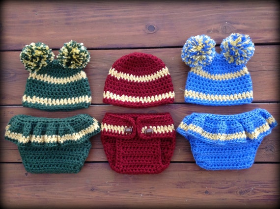 pattern newborn crochet football hat Cheer Crochet Newborn Football Prop  Crochet Pattern    Photo UCLA