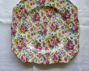 VINTAGE Royal Winton CHINTZ Grimwades 1930s SUMMERTIME