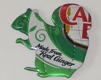 SQUIRREL Magnet - Canada Dry Ginger Ale Soda Can (Replica)