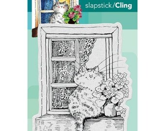 Penny Black Cling Stamp 4"X4.5" - The Lookout