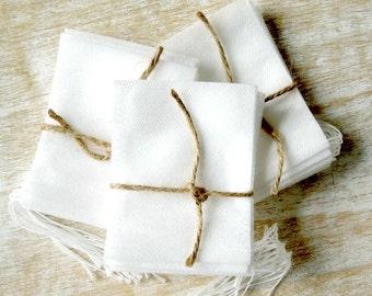 Empty Tea Bags / Draw String Tea Bag