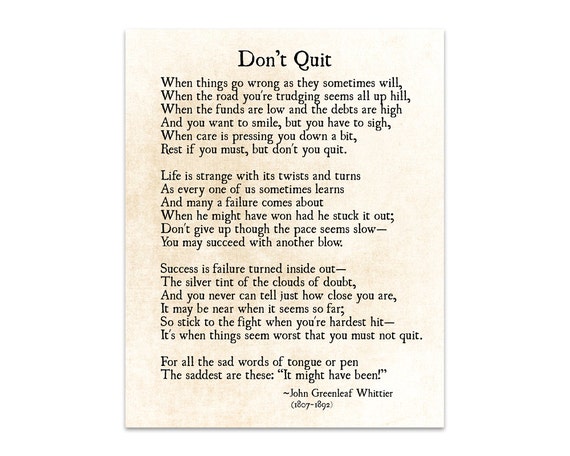 dont quit poem