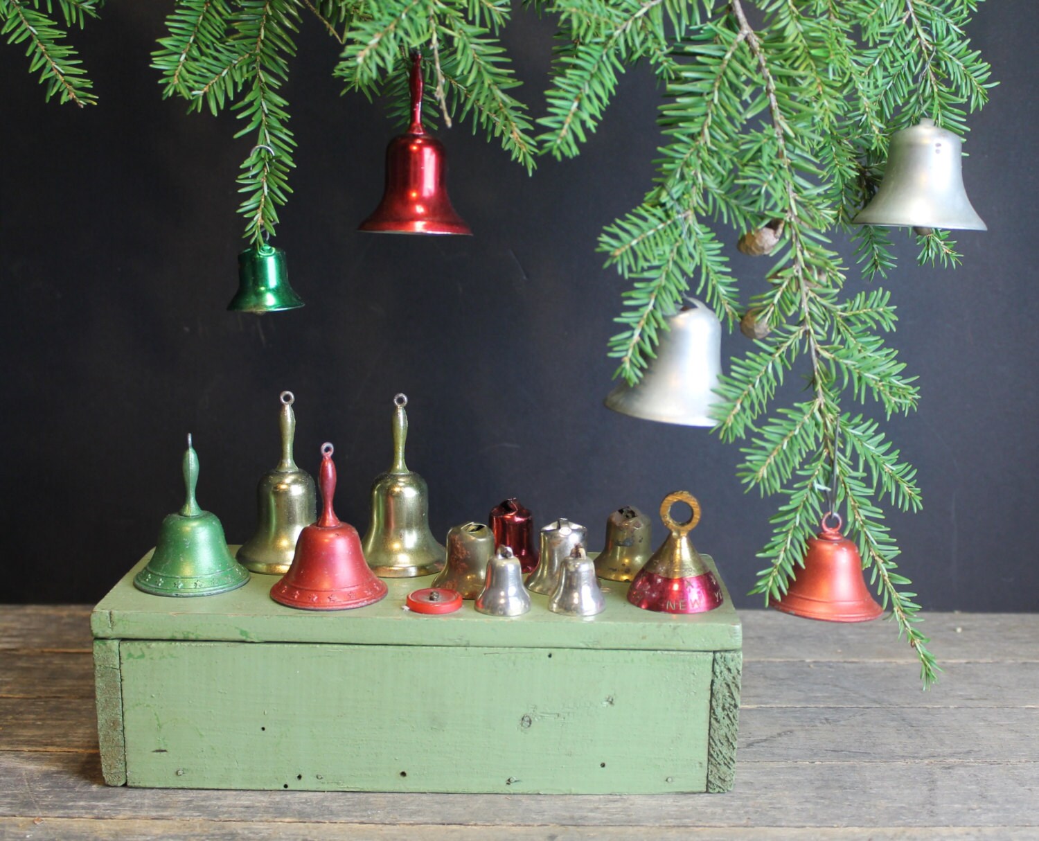 16 vintage small metal bells christmas tree bell 16 vintage small metal bells christmas tree bell