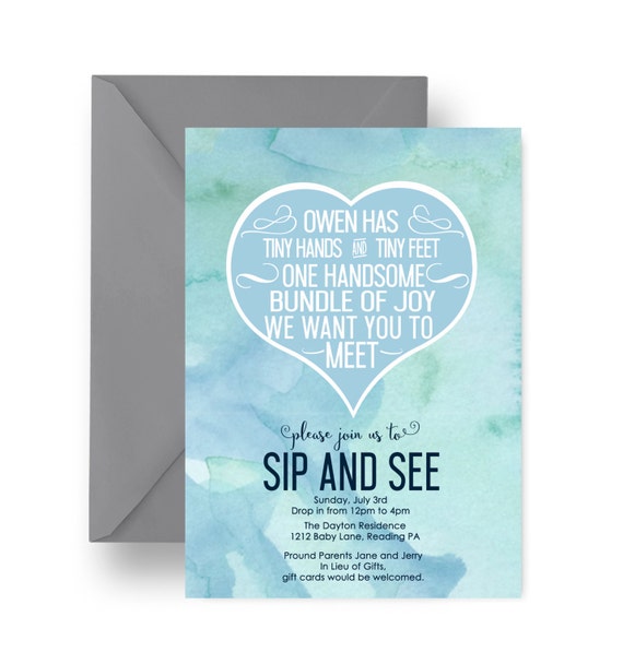 Sip And See Invitations And Tiny Prints 2