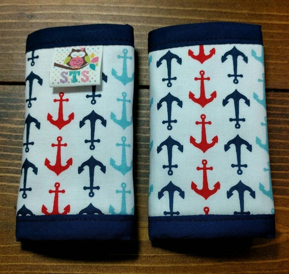 Reversible NEWBORN Car Seat Strap Covers Riley by