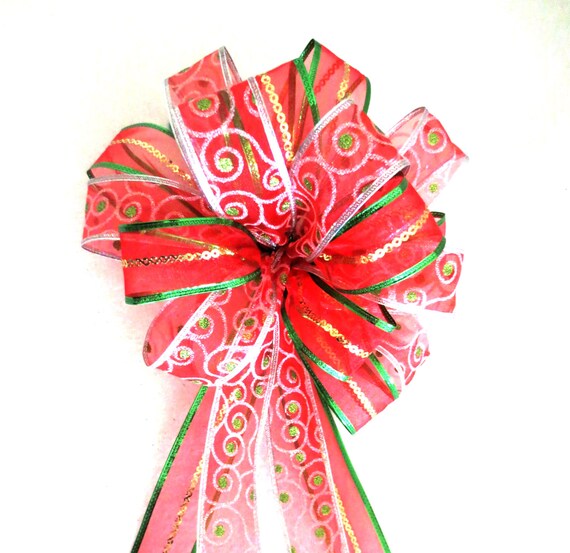 Christmas Bow / Red and Green Bow