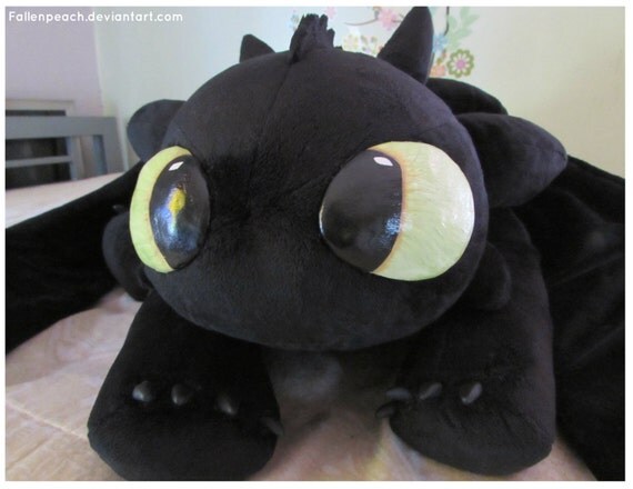 giant toothless dragon plush