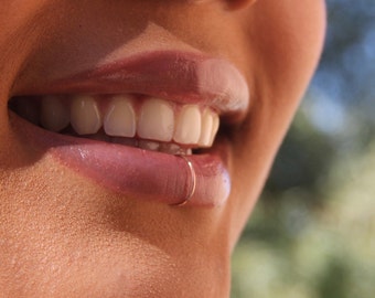 Fake Lip Ring - Lip Ring - Gold Fake Lip Piercing - Fake lip Cuff - Fake Piercing- Faux Lip Ring - Silver Fake Lip Ring- Gold Lip Ring