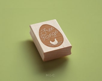 Free Range - Egg Carton Stamp
