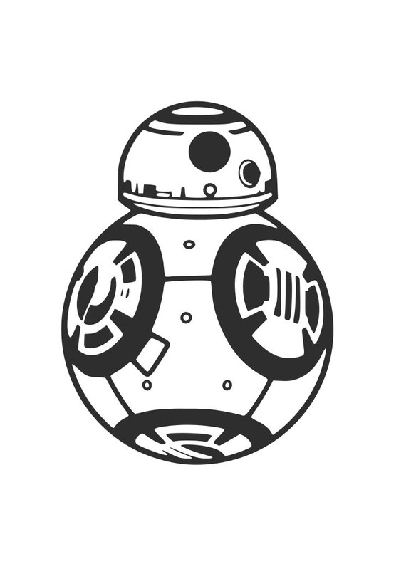 Download Star Wars BB8 Cutting file-Cricut-Sihouette from RnBSVGs ...