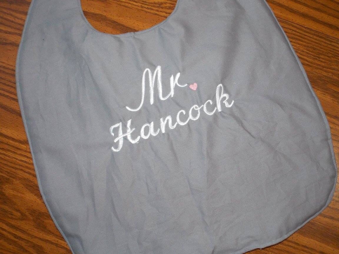 Wedding Bibs Couples Clothing Protectors Bridal by Crafting4Caleb