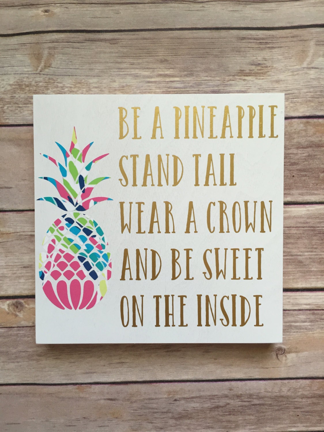 stand tall like a pineapple encouraging quote pineapple