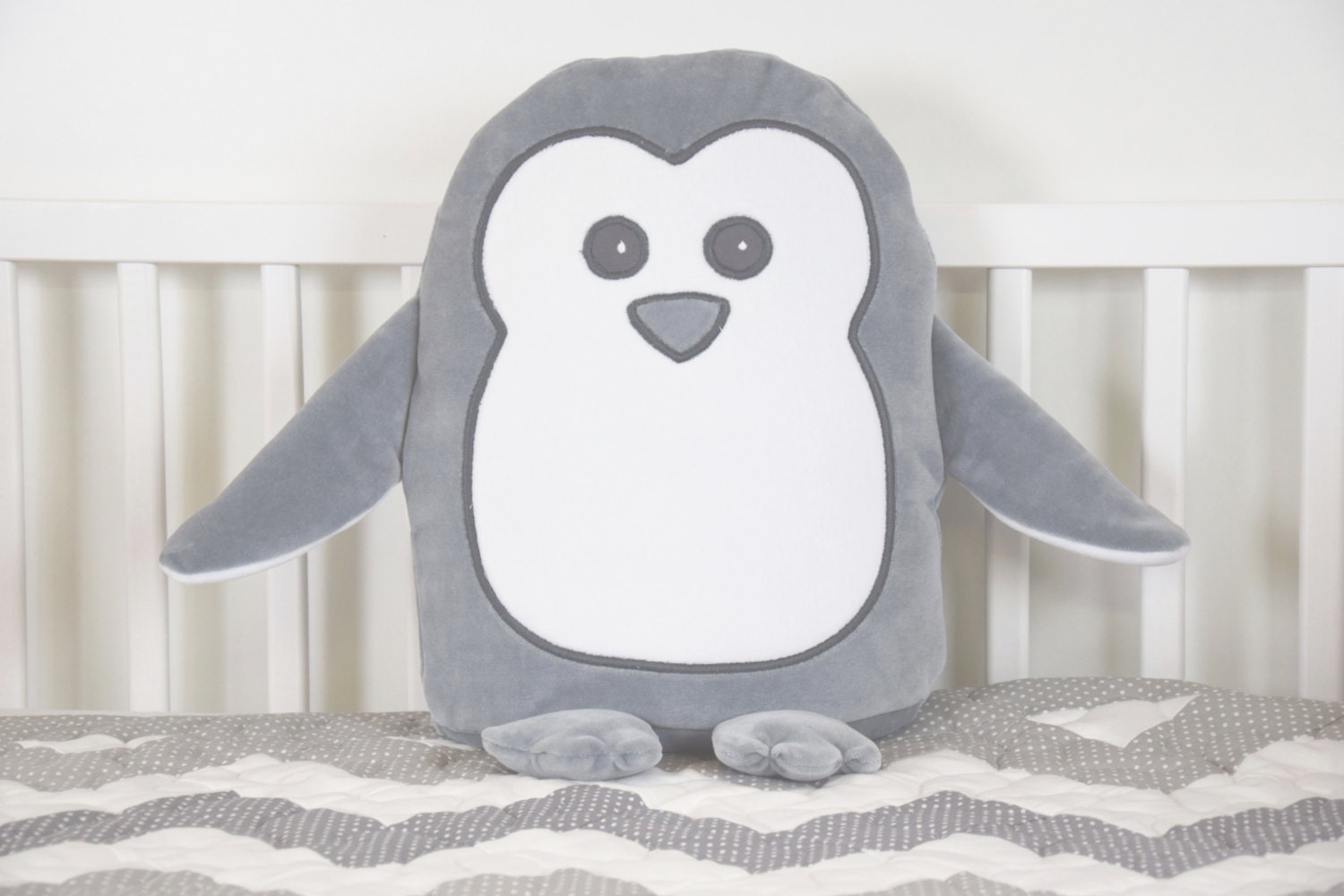 penguin plush pillow