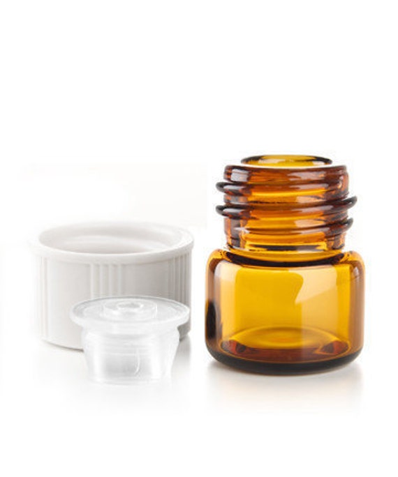 Four Empty Sample Bottles with Labels and Four by NaptimeWhimsy