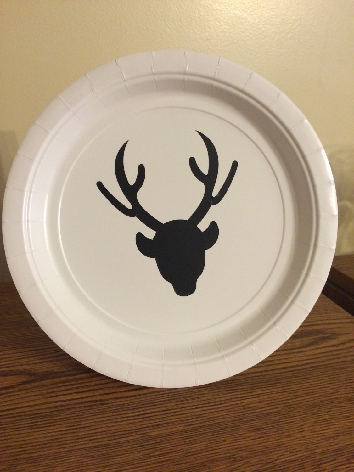 Deer paper plates by DuckiesBoutique on Etsy