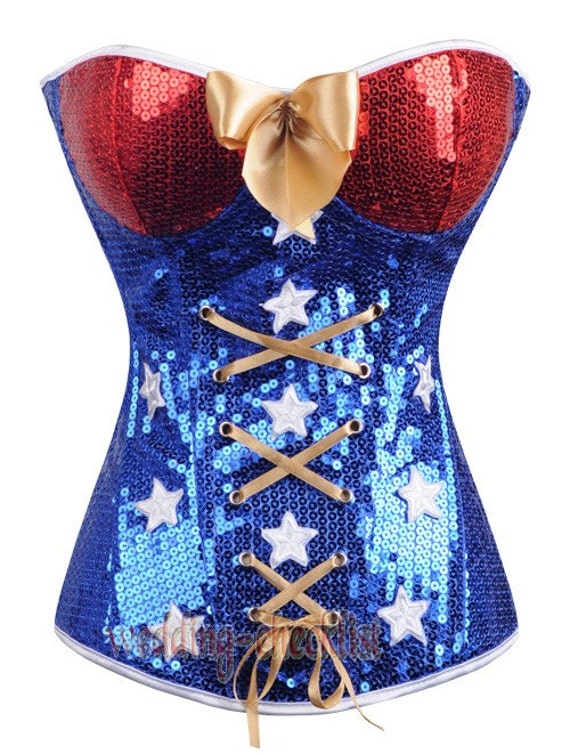 Wonder Woman Sequin Corset Sale