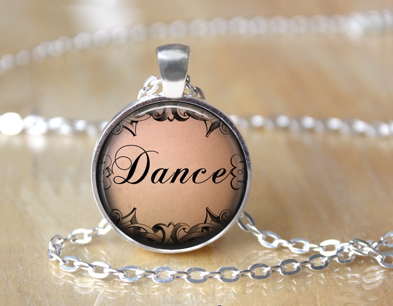 Dance Necklace Dance Jewelry Dancer Gift Ballerina Gift