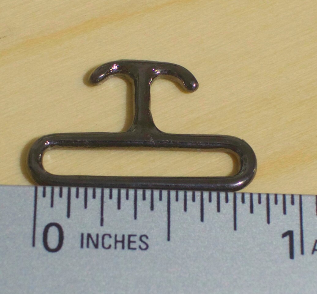 Bow tie hook and eye clasp with slide adjuster 10 sets