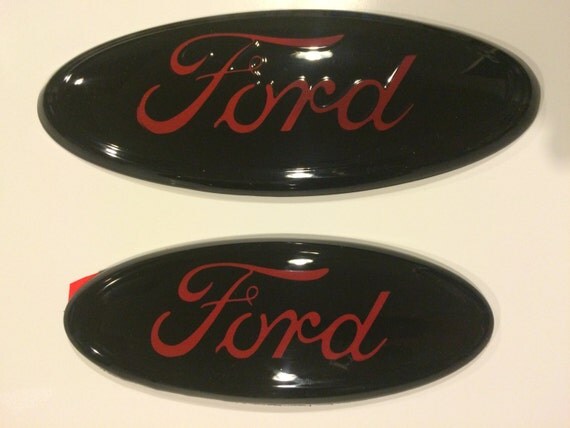 Black 9 inch ford emblem #9