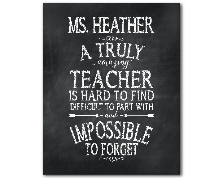 Download Personalized teacher appreciation gift A truly amazing