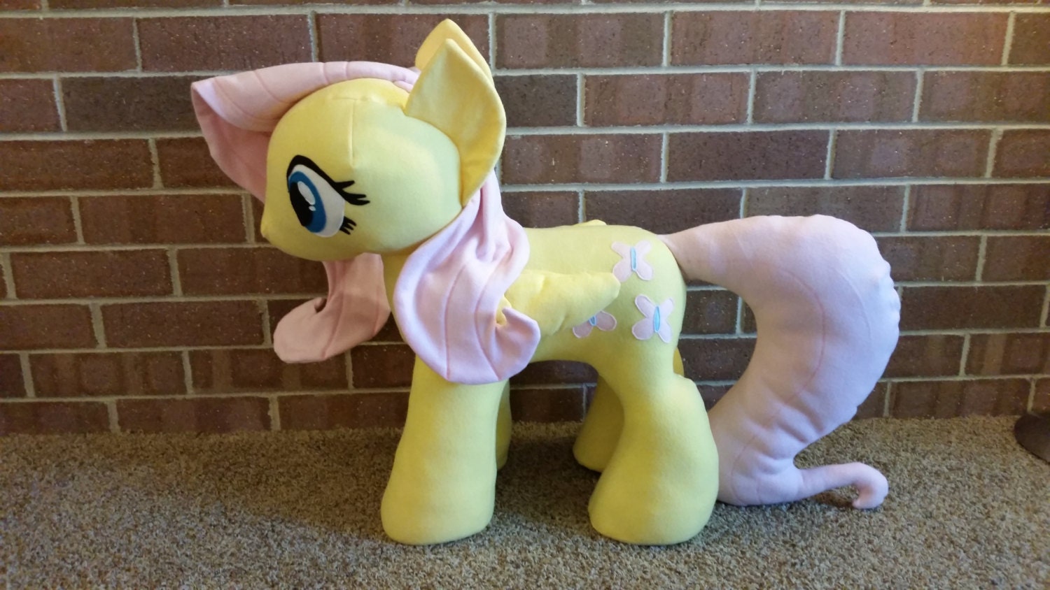 large stuffed pony