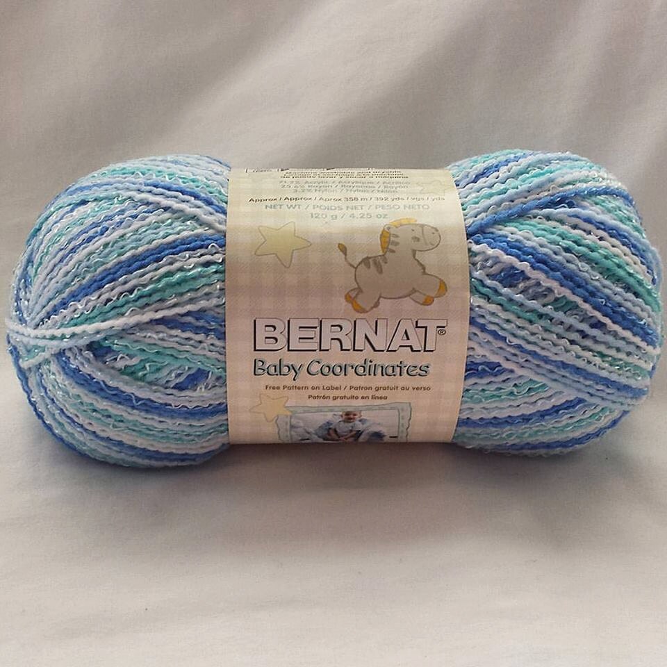 Bernat Baby Coordinates Yarn Buddy Blue Light Wt. Baby