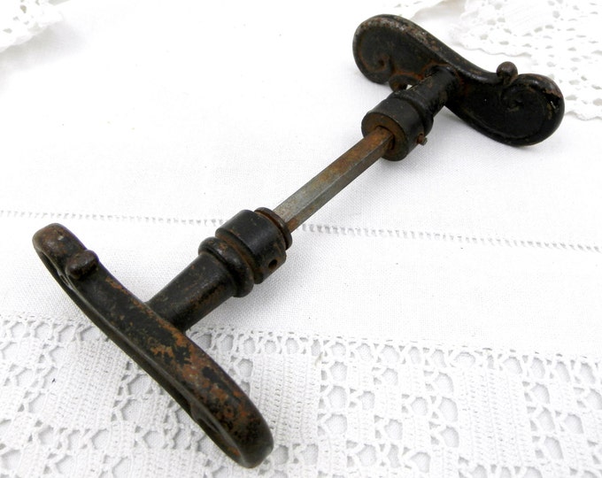 Antique French Metal Pair Door Knobs Handle, French Decor, Cottage Country Chic, Home Diy, Chateau Chic, Vintage French, French Home, Black