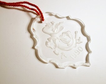 Gorman Crystal Ornament 1990