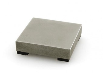 ImpressArt 2x2 Steel Bench Block, Metal Stamping Block, Jewelry Stamping Block, Steel Block, metal stamps, steel stamping block